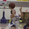 Lemoore's Amarissa Meza has her eyes on the basket.