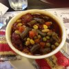 The group visited Amish country where they enjoyed the fare, including a large bowl of soup.