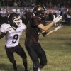 Austin Longmire makes a catch for Kings Christian.