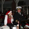 Honorary Grand Marshal NAS Lemoore Cmdr. Guerrin and his daughter.