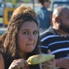 Corn-on-the-cob was a popular dish at the Brewfest.