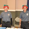 Several Lemoore Police Explorers help with Friday's event.