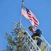 Kyle Reed at the top of the tree.