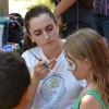 Plenty of face painting at the Fall Festival.