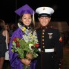 A Lemoore grad was surprised when her brother, a U.S. Marine made it to graduation.