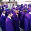 LHS grads prepare for graduation.