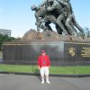 The Marine Corps Memorial.
