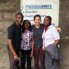 Janet Brown and staff members of the Furaha school.