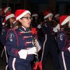 The Liberty Middle School band struts its stuff.