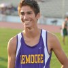 Lemoore's Michael Burke won twice Friday night in the long jump and high jump.