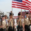 Lemoore High School's NJROTC Color Guard opened the dedication.