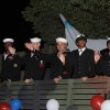 Members of an NAS Lemoore squadron take part in the parade.