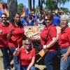 The winning pizza-making team from Olam: Glenda Marroquin, Pamela Muncy, Tameka Lewis, Melanie Griffard, and Virginia Lowe.