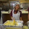 The Lemoore Leos were on hand to help with dinner.