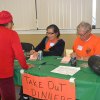 There were nearly 800 takeout dinners prepared.