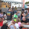 A large crowd was on hand Friday night at the downtown arbor.