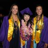 Amy and Lisette Brown with Valedictorian Bonnie Law.