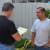 An insurance investigator speaks with Hector Cervantez.