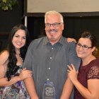 Jerry Pierce with daughters.