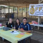 FFA students check in youngsters for the Pumpkin Patch held Saturday at the Lemoore High School farm.
