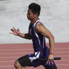 Arnold Cabuhat in a Tiger relay.