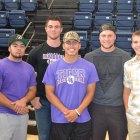 A few of the Lemoore players: Tim Johnson, Zack Frazier, Isaiah Rodriguez, Matt Cole and Cort Groathouse.