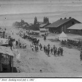 A bird's eye view of Lemoore in 1882.