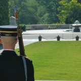 Honor Flight vets visited Arlington National Cemetery.
