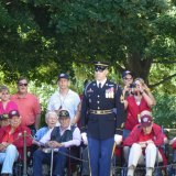 At Arlington National Cemetery.