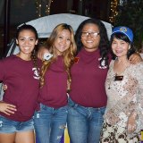 Members of the Lemoore Leos (student organization of the Lemoore Lions Club) help out during the Evening Under the Stars.