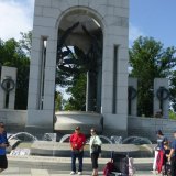 At the World War II Memorial Pacific section.