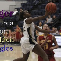 Former Lemoore High School star Kiesha Loftin scored 12 points in Friday night's victory in the Golden Eagle Classic.