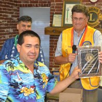 The Kings Lions presented longtime member Martin Perez with the "Lion of the Year" award.