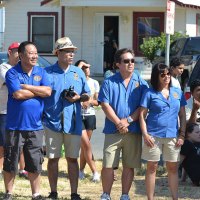 Kings Lions Club members were on hand to help.