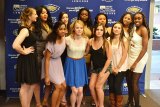 Members of the 2014-15 West Hills College Lemoore Women's Basketball team.