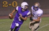 Cort Groathouse scored two second half touchdowns to rally his Tigers past visiting Clovis Friday night. 