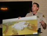 Kings County Sheriff Dave Robinson talks to Rotarians on Tuesday about jail expansion.