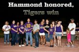 A special night in Tiger Stadium: School honors Hammond and football team wins