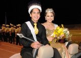 Homecoming Queen and King Roxana Rodriguez and Steven Osuna.