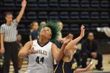 MIchelle Brown led the Golden Eagles with 14 points Saturday night.