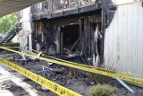 An unexpected fire destroyed 16 units in the Tanglewood Apartments on Hanford Armona Road Sunday morning.