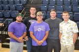 A few of the Lemoore players: Tim Johnson, Zack Frazier, Isaiah Rodriguez, Matt Cole and Cort Groathouse.