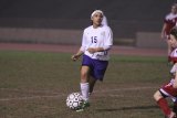 Lemoore's Keelynn Kaalkahi, a junior midfielder wore No. 15 during Friday's win over Hanford. she wore it in honor of Traci Roa, out for the season with an injury.