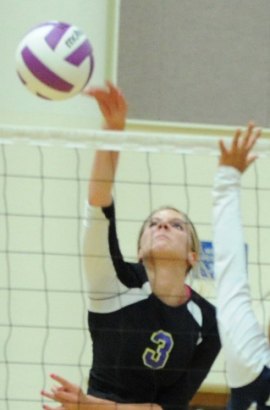 Tigers sneak past Rangers, fall to Pioneers in LHS Volleyball action Jessica Taylor was the MVP of the Sunnyside Tournament, which the Tigers won this past weekend.