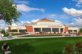 Architectural rendering of new WHC Lemoore Student Union