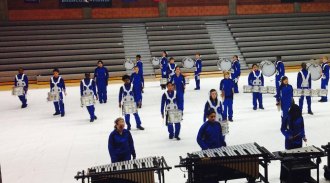 Percussion takes the floor.