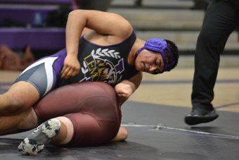 Jose Lara made it 48-6 with his technical fall win over Golden West's Hector Armendarez.