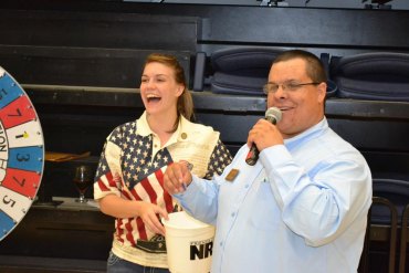 Local NRA Representative Paul Rodarmel was on hand for Saturday night's event.