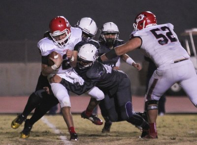 Lemoore's defense limited the Sanger Apaches to just five points.