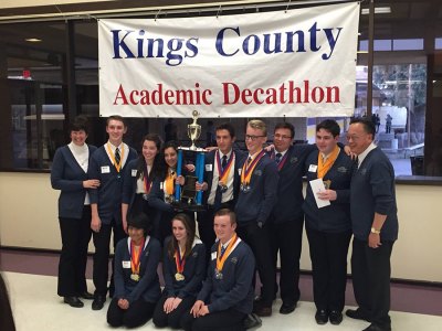 Lemoore high schools take top two spots at annual Kings Academic Decathlon Kings County's Academic Decathlon champs, Lemoore Middle College High School.